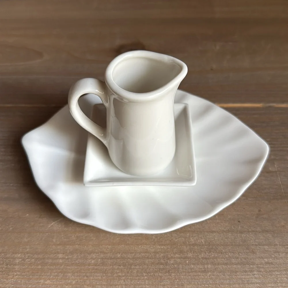 3 | White Ceramic Serving Pieces